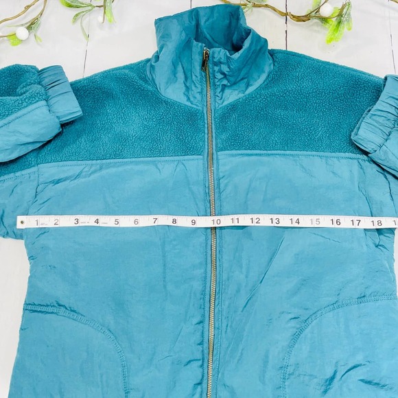 Wild Fable Teal Zip Up Light Puff Jacket - XS - Picture 9 of 11